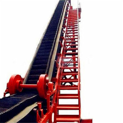 頑丈な第一次製品の処理のコンベヤー ベルト システム高い傾斜の角度
