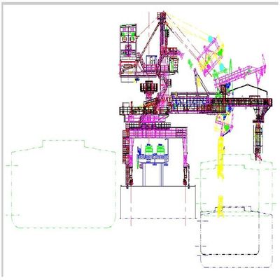 容量3000のTph頑丈なベルトのタイプ継続の船の積込み機