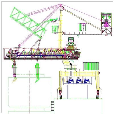 容量3000のTph頑丈なベルトのタイプ継続の船の積込み機